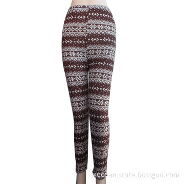 Lady&#39;s 98%polyester 2%spanderar leggings
